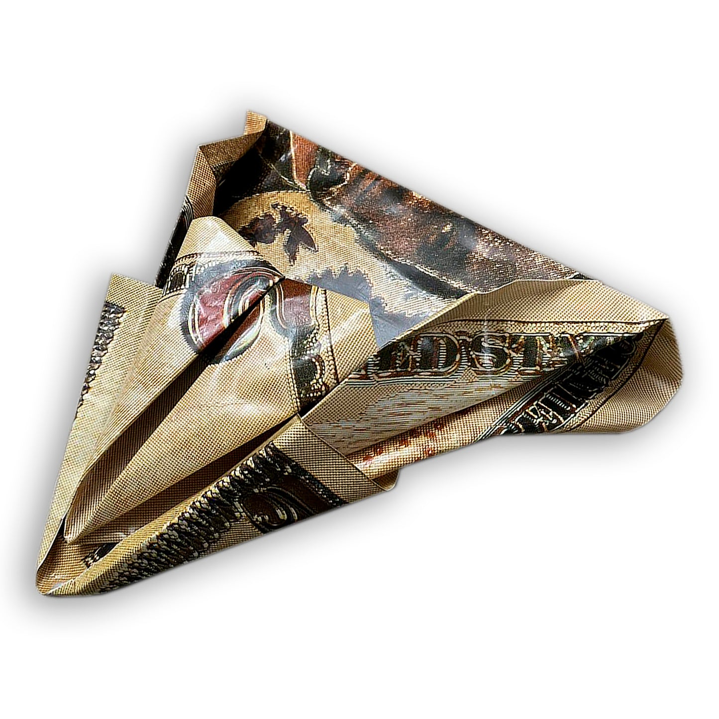 Origami, decoration, art, handmade ships in photographic paper, covered in resin